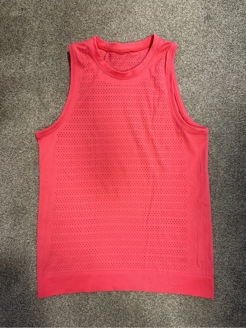 Women’s Pink Performance Perforated Tank